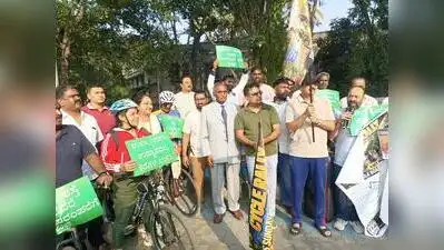 Residents organised a relay-style cycle rally across the city: The wider industry impact