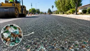 In 1970, Fullerton paved a 600-foot California street with crushed: The wider industry impact