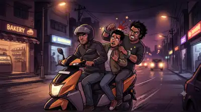 A routine ride home turned into an ordeal for a showroom worker-cum-part-time bike-taxi captain