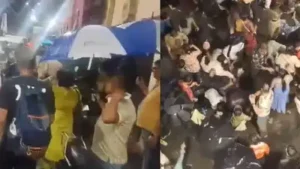 At least 25 people were injured after a stampede-like situation was reported at the Chorbagan