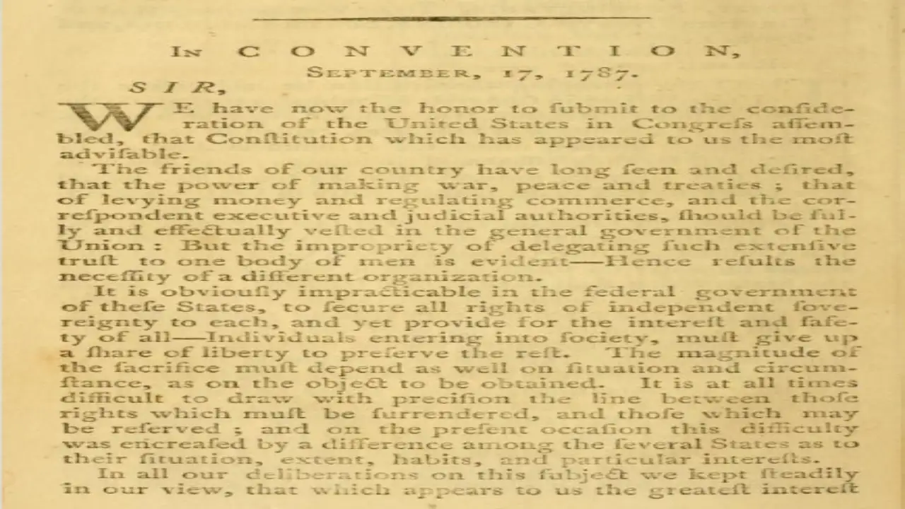 Constitution that had remained inside a filing cabinet in the Hayes house in Edenton, North