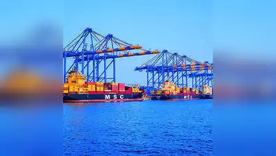 The ship carrying the first import container arrived at Vizhinjam International Port