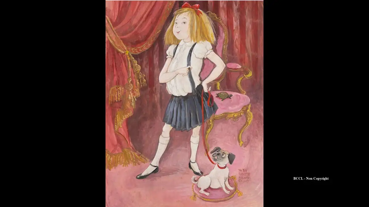 Eloise may have been imaginary, yet the portrait of her had a real life full of theft, loss