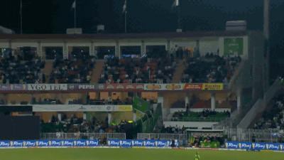 Faheem Ashraf pulled off a relay catch to break Sri Lanka's opening partnership in the ODI