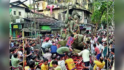 Kolkata: For the first time since the Chorbagan stampede tragedy exactly a week ago, the Durga