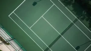 A former Starbucks franchise boss built a tennis court on agricultural land in Hampshire