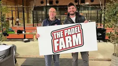 A Yorkshire farmer turned his 3,000-tonne potato store into a padel club; the new business was