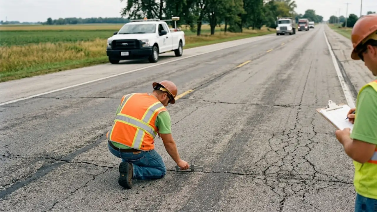 Indiana began a field demonstration in 2009 to test how recycled shingles performed in asphalt