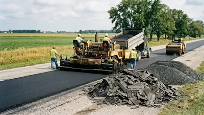 Indiana began a field demonstration in 2009 to test how recycled shingles performed in asphalt