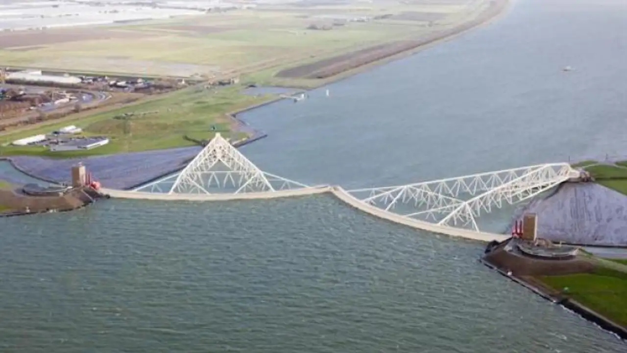 The Netherlands built two 210-metre gates to hold back the North Sea; they can close automatically