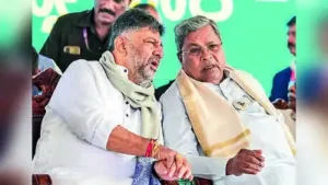 Shivakumar paid an unscheduled visit to Siddaramaiah’s residence in Kuvempunagar in south