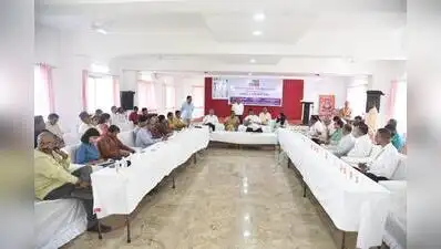Office bearers of the Kalika temple trust, police and NMC officials for preparatory works