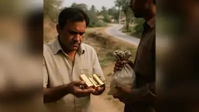 He allegedly handed over fake gold bars, claiming they weighed 250 grams, and took the cash