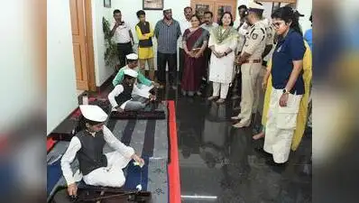 Mahatma Gandhi and former PM Lal Bahadur Shastri were remembered through tributes, cleanliness