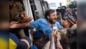Mumbai: Two separate student-led protests in Dadar were disrupted by police on Sunday