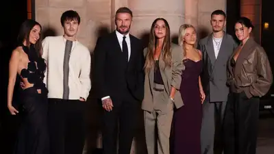 Brooklyn Beckham , who is also in Paris for Fashion Week with his wife Nicola Peltz Beckham