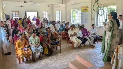 Residents of Manila village in Bantwal taluk attend an awareness: The wider industry impact