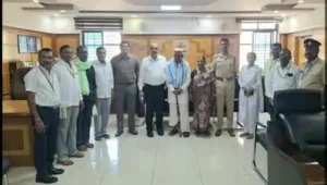 Gadag : The district administration has reunited 55-year-old Ramanna Ajjappa Gangannavar