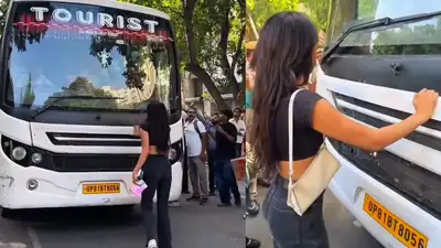 Delhi receives its Rhiya Ahir moment? Woman blocks police vehicle at Jantar Mantar protest