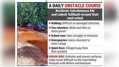 Villagers, he said, would support any candidate who receives the road repaired, irrespective