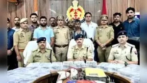 Auraiya police and SWAT/surveillance team busted an illegal arms factory in fields at Malkapur