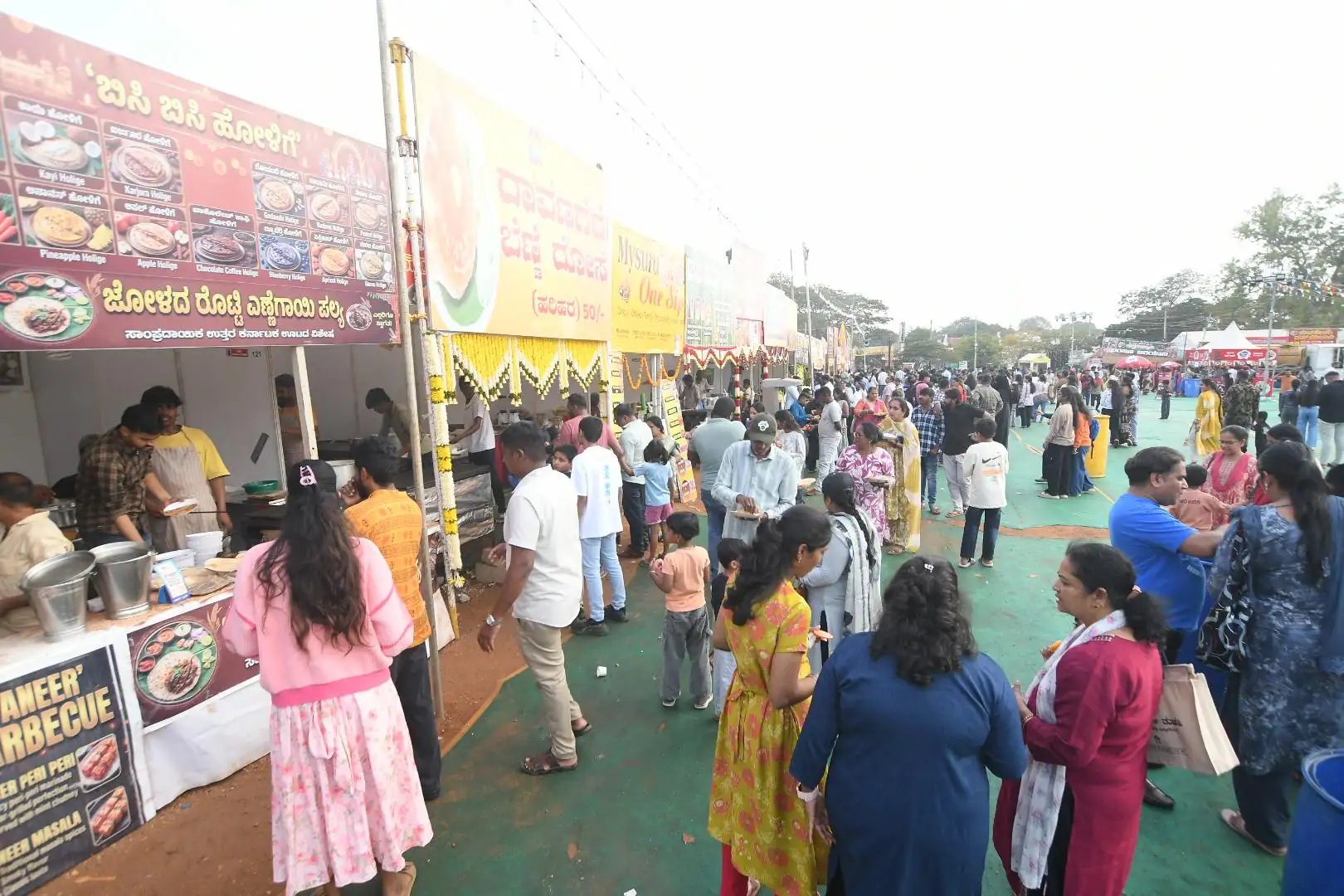 Food for thought? Dasara food mela a bigger draw than book fair