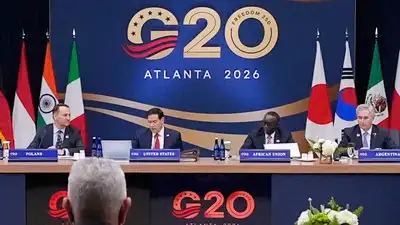 Foreign ministers of the G20 largest economies began a two-day meeting in the US on Friday