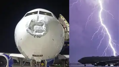 Lightning strike damages Patna-Lucknow IndiGo flight's nose mid-air; 104 passengers, 6 crew escape