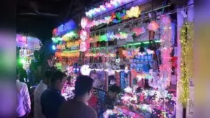 Several other markets selling Diwali-related goods, like dry fruits, gift items and clothes