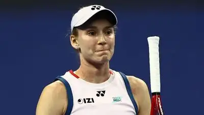 Rybakina lost to world number 118 Alina Charaeva in Beijing in her first match since winning