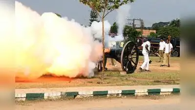 First cannon firing drill for Dasara elephants held