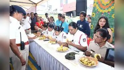 Idli-eating competition turns out to be a hit at Shivamogga Dasara