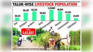 Hassan : Farmers in drought-hit Hassan are facing a fodder shortage even as relief funds have