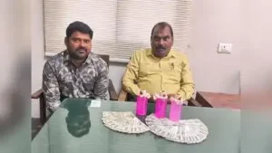 Legal metrology inspector K Venkateswarlu and his associate Kasaram Ravinder arrested