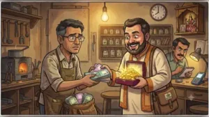 A promise of divine gold became a Rs 1.3-crore nightmare for a goldsmith, who fell prey