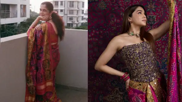 Sharing on Instagram, Sharvari told the story of how her mother passed this Patola saree