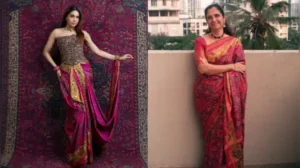 Sharing on Instagram, Sharvari told the story of how her mother passed this Patola saree