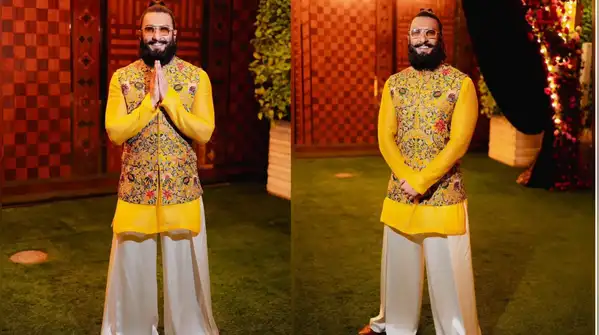 If Indian mythology were in need of a maximalist fashion statement, then Ranveer Singh would be