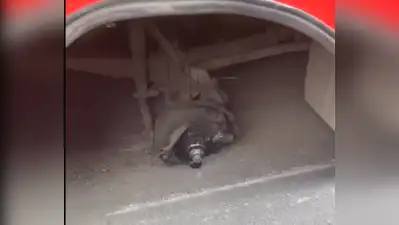 Front wheel detaches from MSRTC bus near Old Kaygaon; close shave for 38 passengers