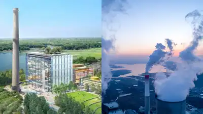 A Connecticut couple has committed $410 million to turn a 125-acre former coal and oil power plant