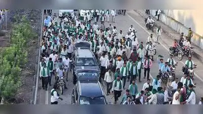 Sugarcane farmers protesting for higher sugar prices shifted their agitation from the highway