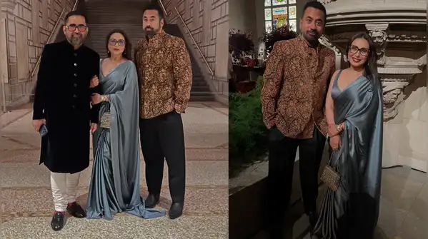 Rani Mukerji seems to have taken a different route at Sabyasachi’s Diwali reception, dressed