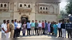 Unesco team reviews Hampi monument conservation measures