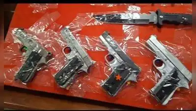 In a major crackdown against illegal firearms smuggling racket, police have arrested two men