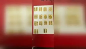 28 gold bars hidden in footwear, 4 Chennai passengers held at KIA