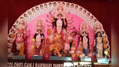While elaborate gates and theme-based pandals have become a defining feature of Durga Puja