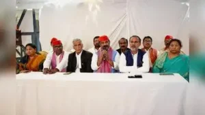 SP MLC candidate Man Singh Yadav alleged that BJP was using the administration to influence