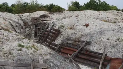 In 2024, England protected a forgotten World War I practice battlefield; Browndown's trench systems