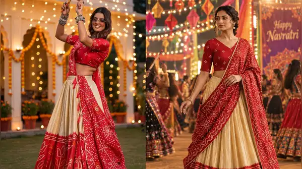 Navratri 2026 gives you the chance to make bolder combinations of colours and contrasts and use