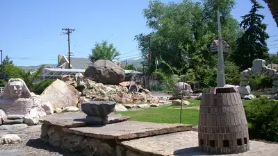 Gilgal Sculpture Garden in Salt Lake City was created by stonemason Thomas Battersby Child Jr